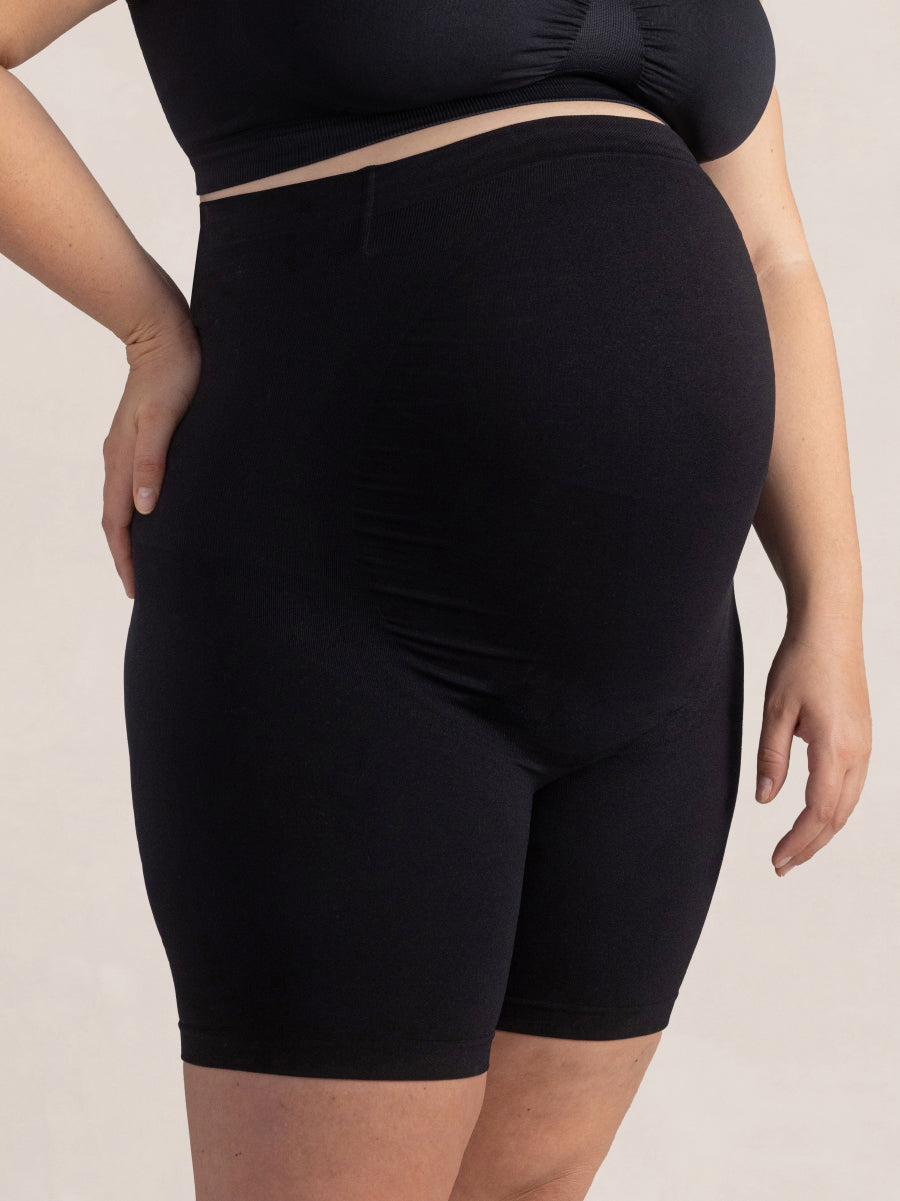 Shapermint Essentials Embrace Maternity Belly Support Shorts