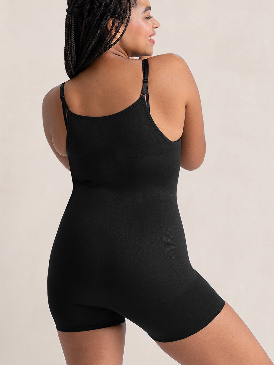 Bundle Shapermint Essentials - 1 Open-Bust Shaper Bodysuit Shaper Short + 1 Open-Bust Bodysuit Shaper Panty
