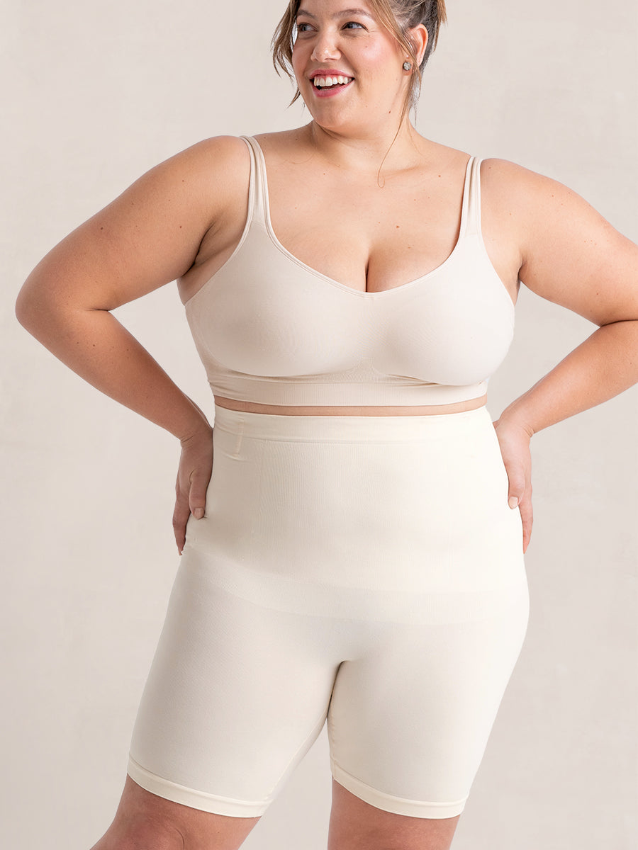 Bundle Truekind® & Shapermint Essentials - 1 Shaping Bra + 1 High Waisted Shaper Shorts