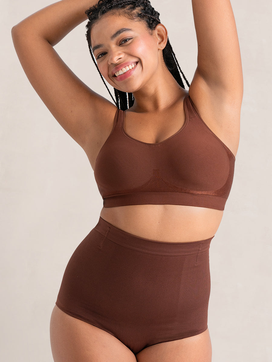 Bundle Shapermint Essentials - 1 High Waisted Shaper Thong + 1 High Waisted Shaper Boyshort + 1 High Waisted Shaping Panty