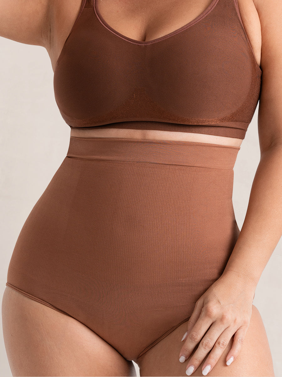 Bundle Shapermint Essentials - 1 High Waisted Shaper Thong + 1 High Waisted Shaper Boyshort + 1 High Waisted Shaping Panty