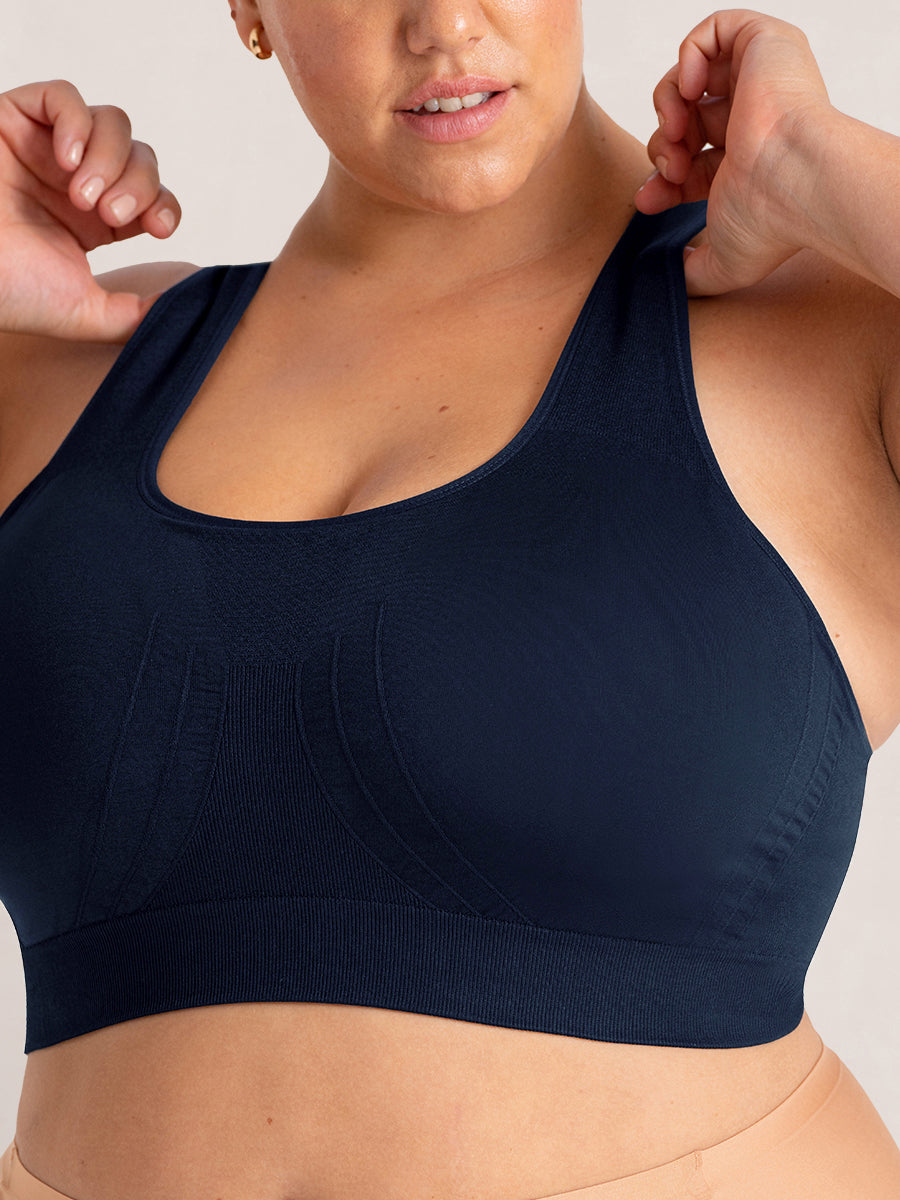 Bundle Truekind® & Shapermint Essentials - 1 Seamless Racerback Sports Bra + 1 Active Leggings
