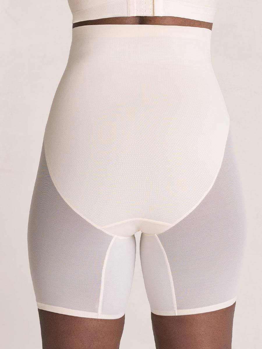 Shapermint Essentials Everyday Empower High-Waisted Mesh Shaper Shorts