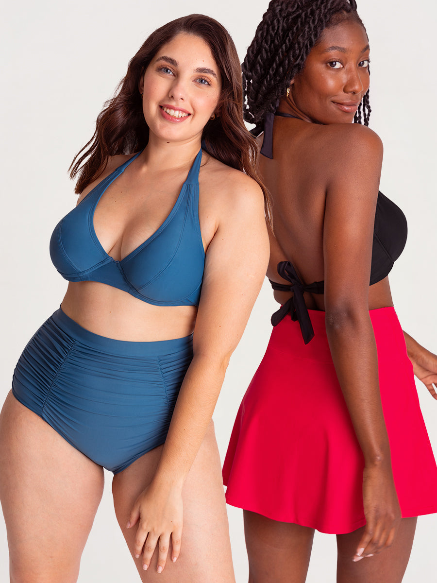 Bundle Shapermint Essentials - 1 Bikini Bottom + 1 Swim Skirt