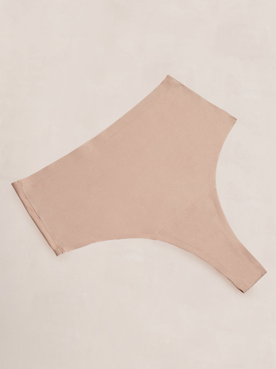 Truekind® Seamless Stretch Mid-Waist Thong